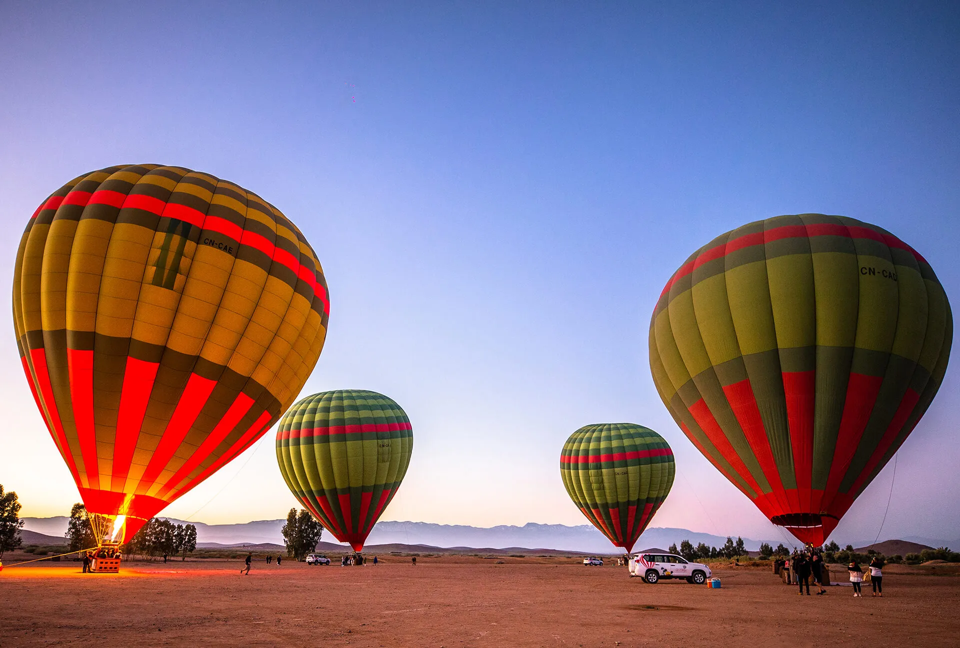 Hot Air Balloon over Marrakech photo 2