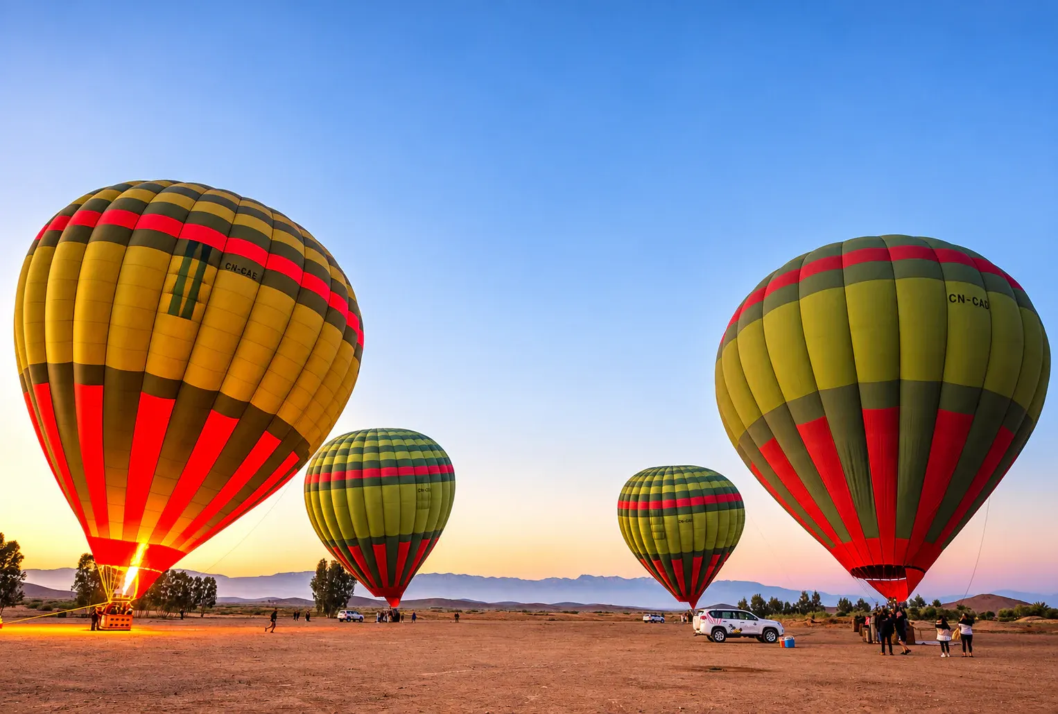 Hot Air Balloon over Marrakech photo 2