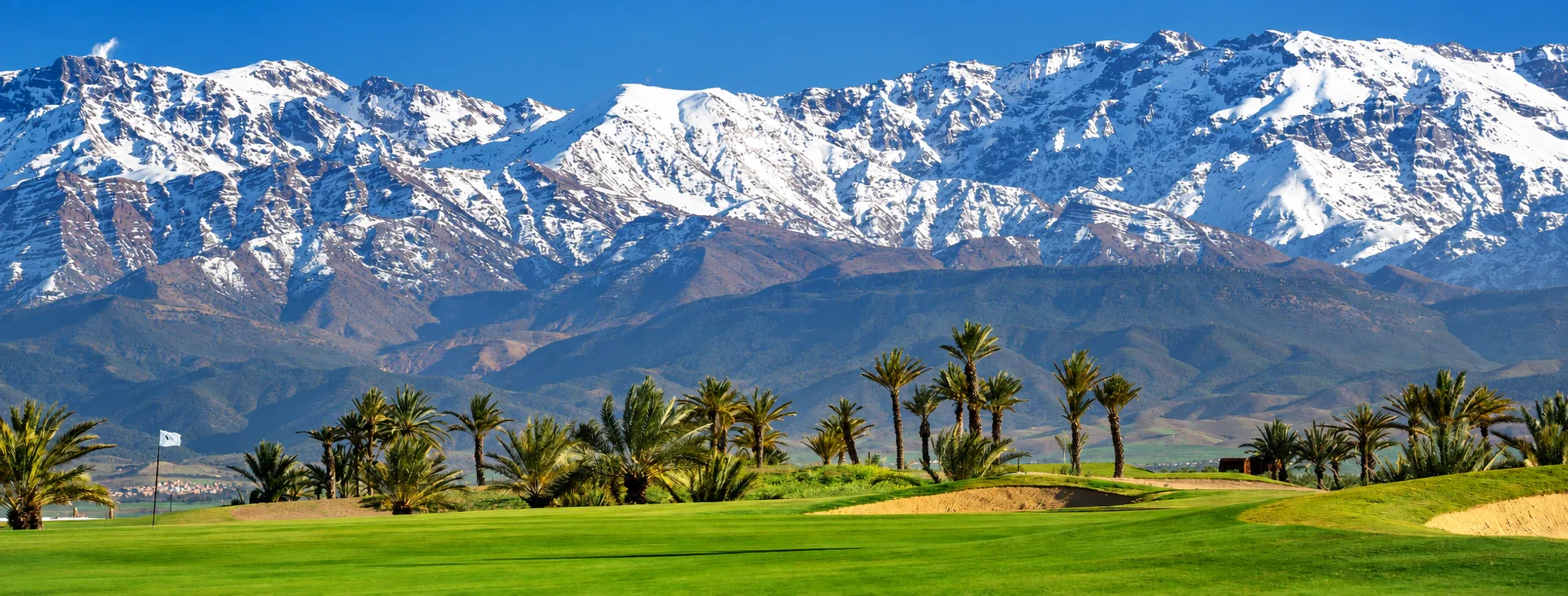 Morocco golf landscape