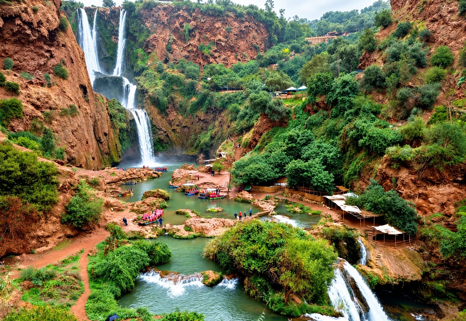 Excursion to Ourika Valley & Setti Fatma Waterfalls